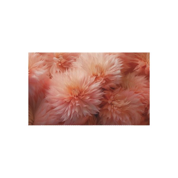 Lovely Fuzzy Buds in Peach 02 - Outdoor Rug - Image 9