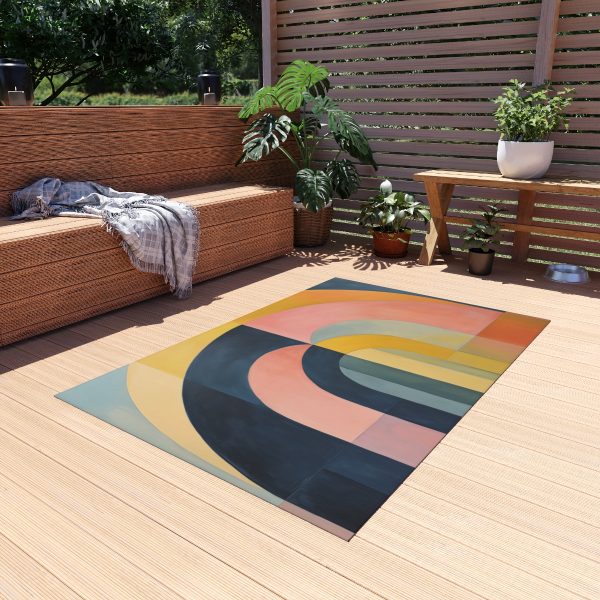 Soft Geometric Archways - Outdoor Rug - Image 11