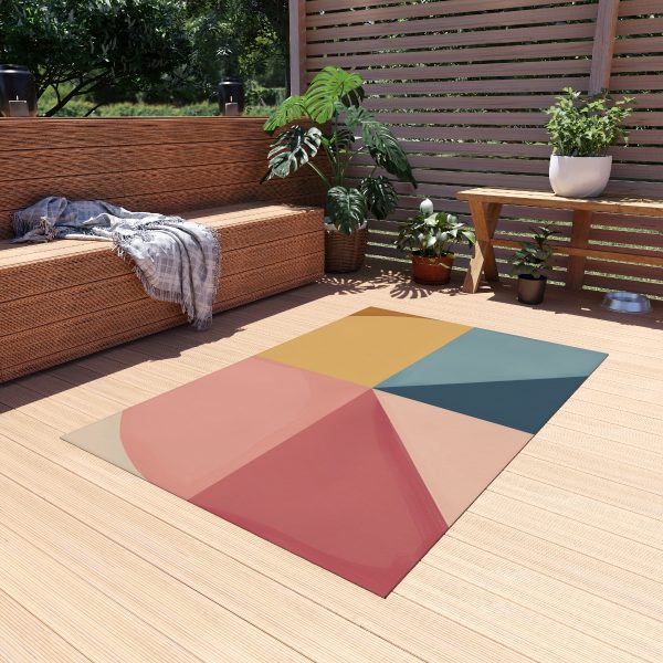 Soft Geometric Pyramid 02 - Outdoor Rug - Image 15