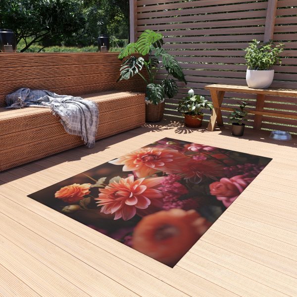 Bright Fantasy Floral 02 - Outdoor Rug - Image 15