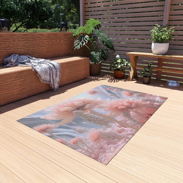 Foamy Floral Fusion 01 - Outdoor Rug - Image 15