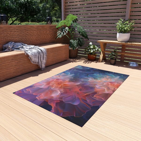 Floral Nebula 09 - Outdoor Rug - Image 15