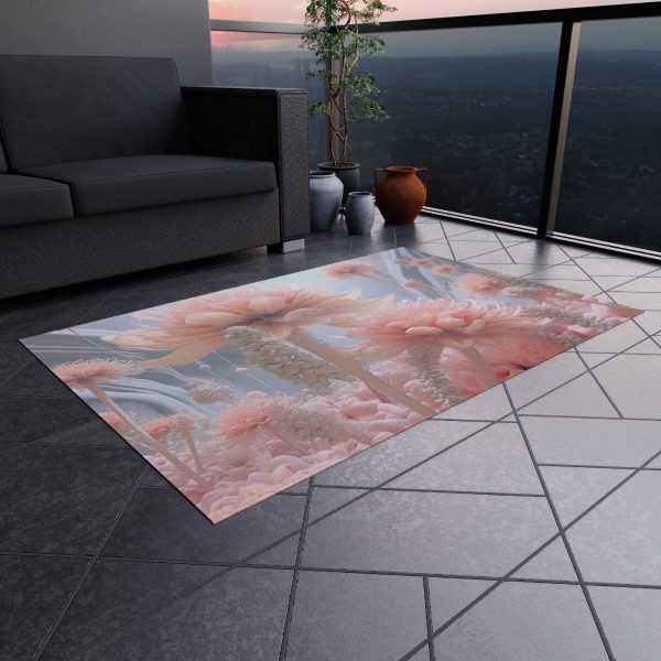 Foamy Floral Fusion 01 - Outdoor Rug - Image 16