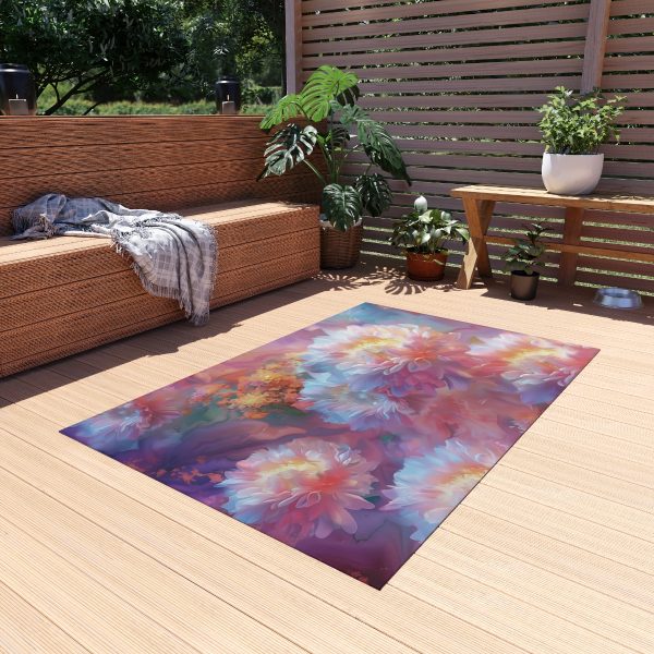 Floral Nebula 04 - Outdoor Rug - Image 15