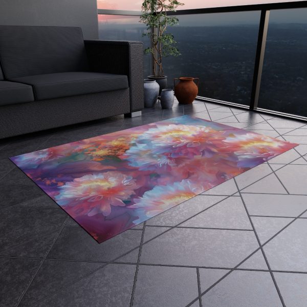 Floral Nebula 04 - Outdoor Rug - Image 16