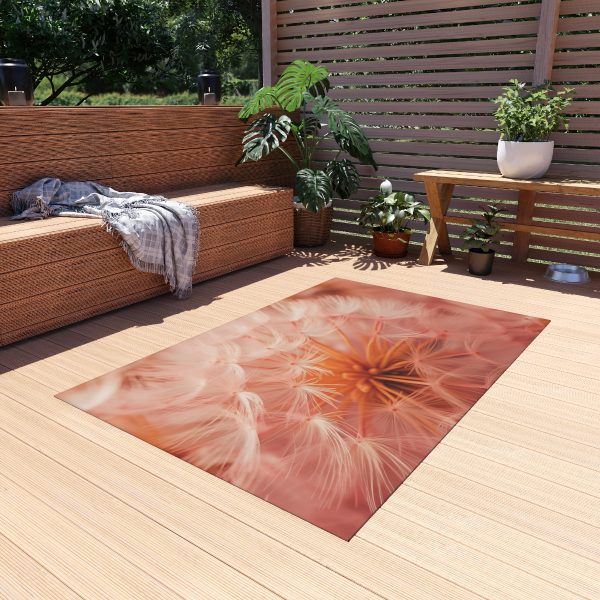 Lovely Fuzzy Fluff in Peach 01 - Outdoor Rug - Image 15