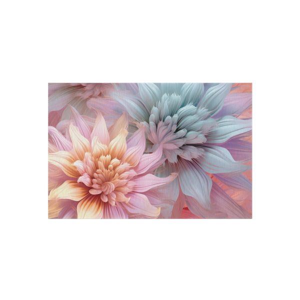 Pastel Fantasy Baroque Floral 03 - Outdoor Rug