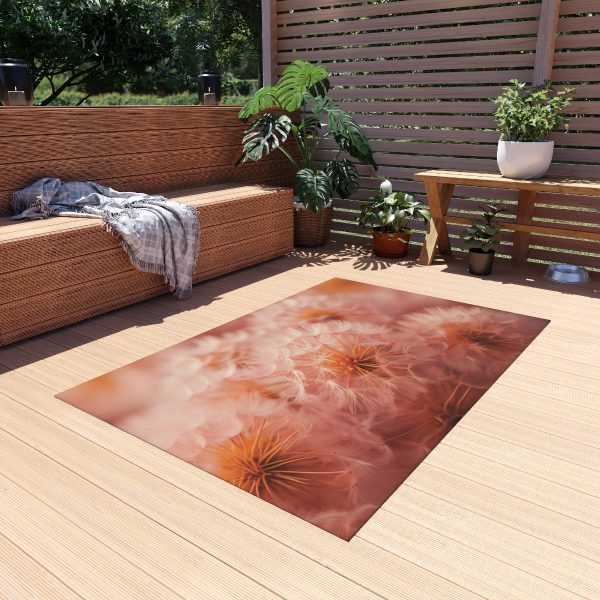 Lovely Fuzzy Fluff in Peach 02 - Outdoor Rug - Image 15