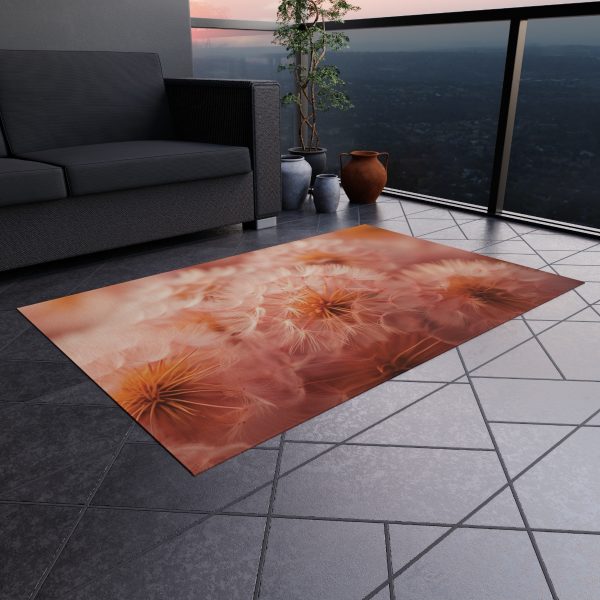 Lovely Fuzzy Fluff in Peach 02 - Outdoor Rug - Image 16