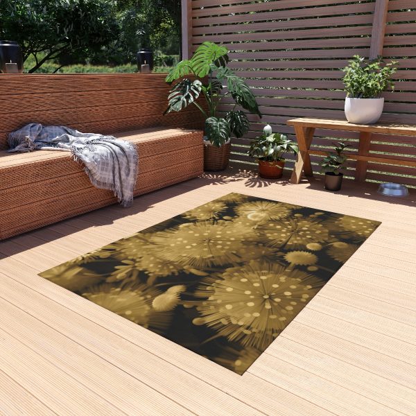 Fine and Dandy Motif in Sauterne Tone - Outdoor Rug - Image 15