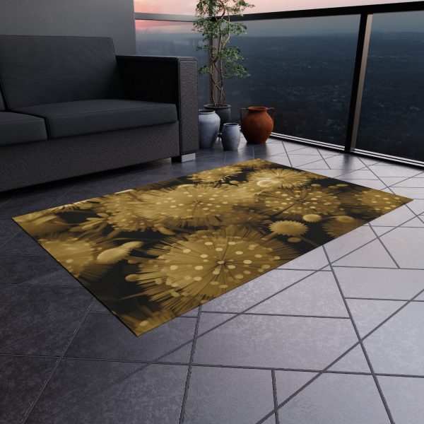 Fine and Dandy Motif in Sauterne Tone - Outdoor Rug - Image 16