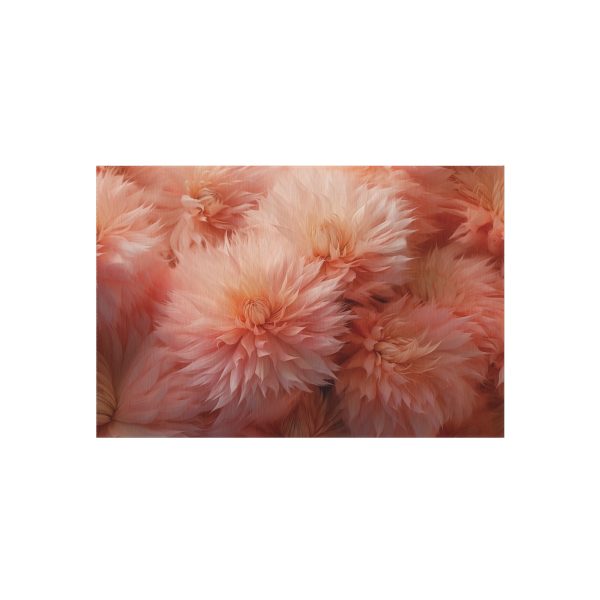 Lovely Fuzzy Buds in Peach 02 - Outdoor Rug - Image 13