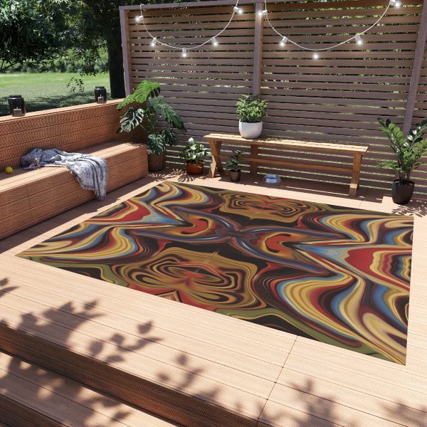 Lipnotic Kaleidoscope Background 01- Outdoor Rug - Image 3