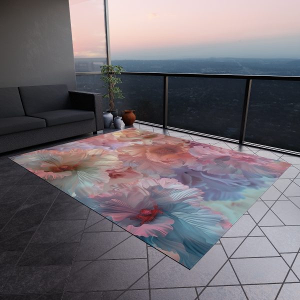 Floral Nebula 02 - Outdoor Rug - Image 4