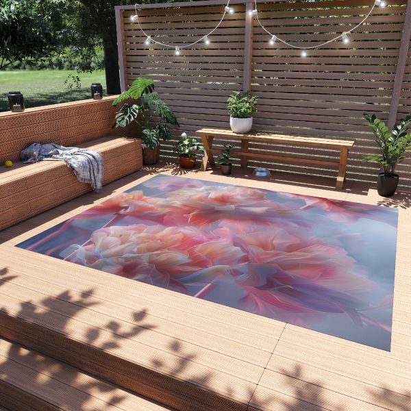 Floral Nebula 03 - Outdoor Rug - Image 3