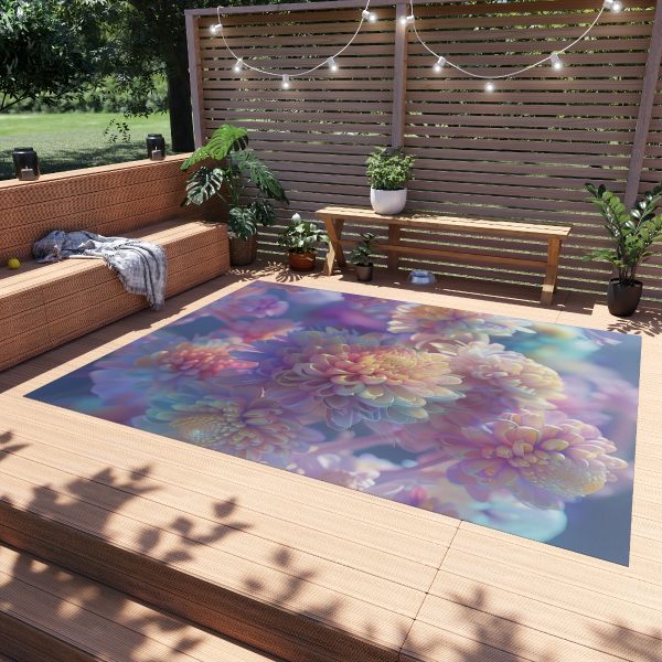 Floral Nebula 06 - Outdoor Rug - Image 3