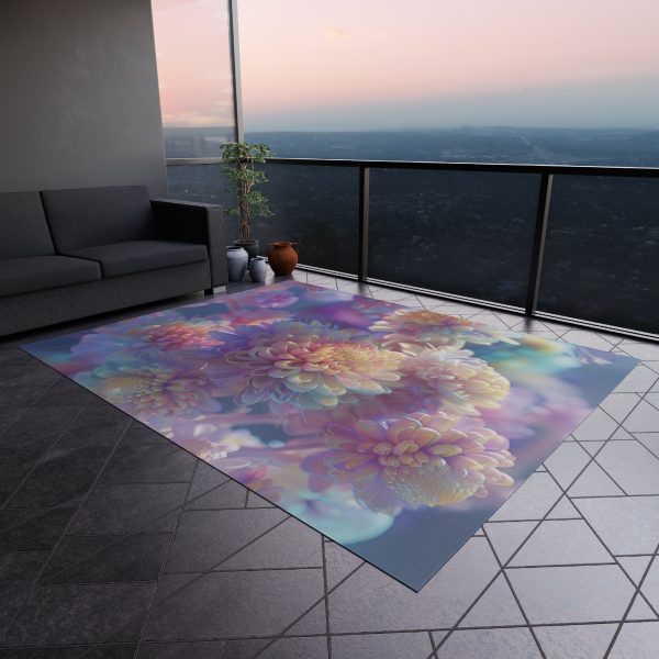 Floral Nebula 06 - Outdoor Rug - Image 4