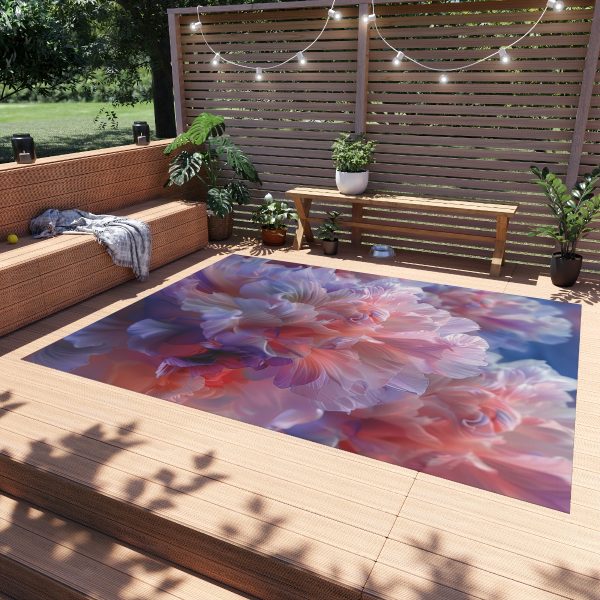 Floral Nebula 07 - Outdoor Rug - Image 3