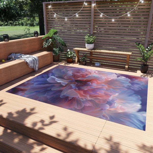 Floral Nebula 08 - Outdoor Rug - Image 3