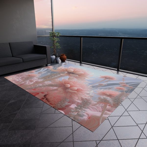 Foamy Floral Fusion 01 - Outdoor Rug - Image 20