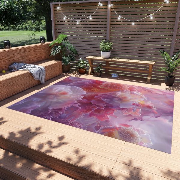 Floral Nebula 05 - Outdoor Rug - Image 3