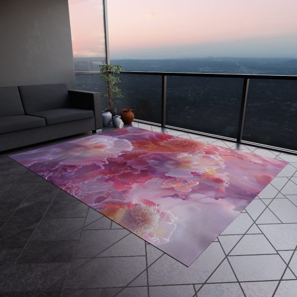 Floral Nebula 05 - Outdoor Rug - Image 4