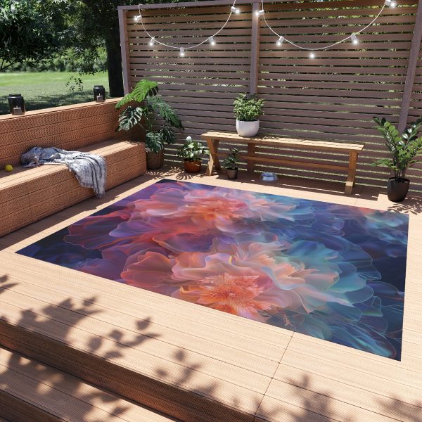 Floral Nebula 09 - Outdoor Rug - Image 3