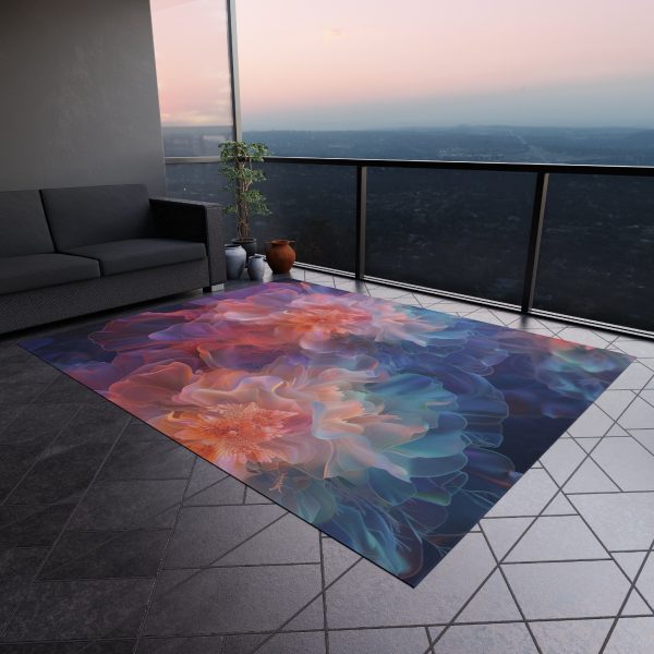 Floral Nebula 09 - Outdoor Rug - Image 4