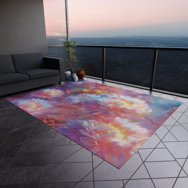 Floral Nebula 04 - Outdoor Rug - Image 4