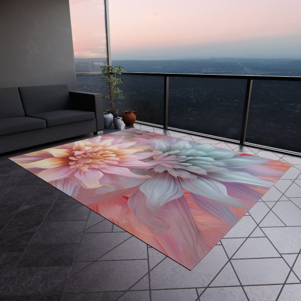 Pastel Fantasy Baroque Floral 03 - Outdoor Rug - Image 20