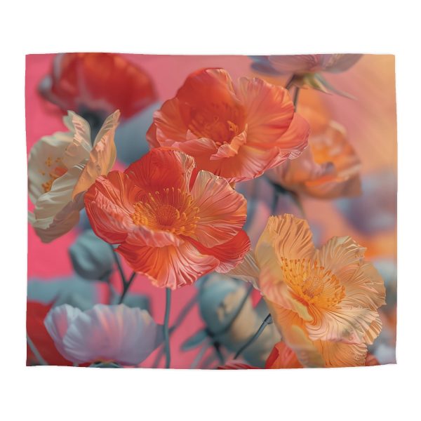 Bright Fantasy Floral 05 - Microfiber Duvet Cover - Image 22