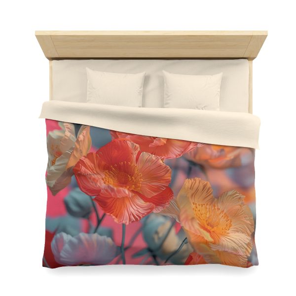 Bright Fantasy Floral 05 - Microfiber Duvet Cover - Image 23