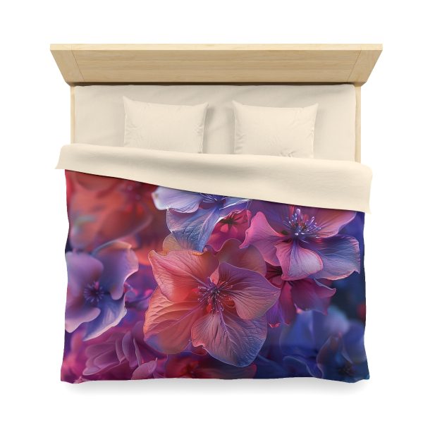 Bright Fantasy Floral 03 - Microfiber Duvet Cover - Image 23