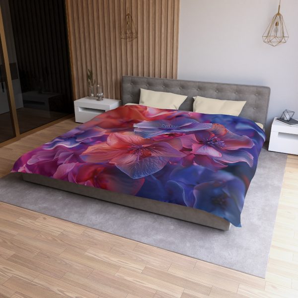 Bright Fantasy Floral 03 - Microfiber Duvet Cover - Image 24