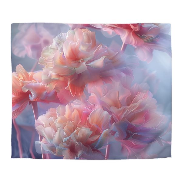 Floral Nebula 03 - Microfiber Duvet Cover - Image 22