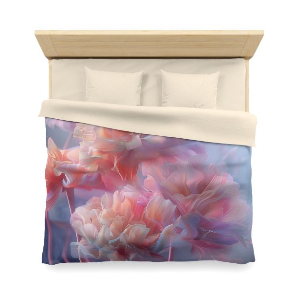 Floral Nebula 03 - Microfiber Duvet Cover - Image 23