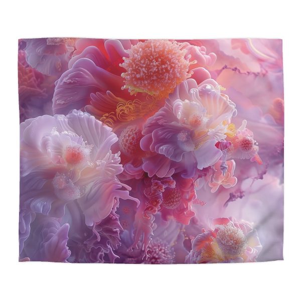 Floral Nebula 05 - Microfiber Duvet Cover - Image 22