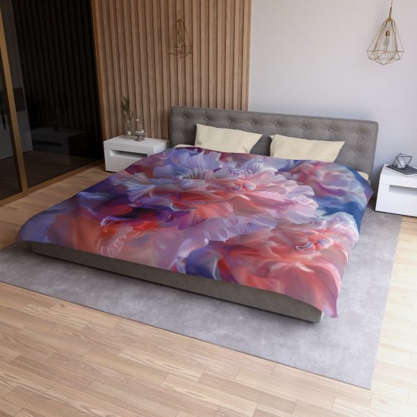 Floral Nebula 07 - Microfiber Duvet Cover - Image 24