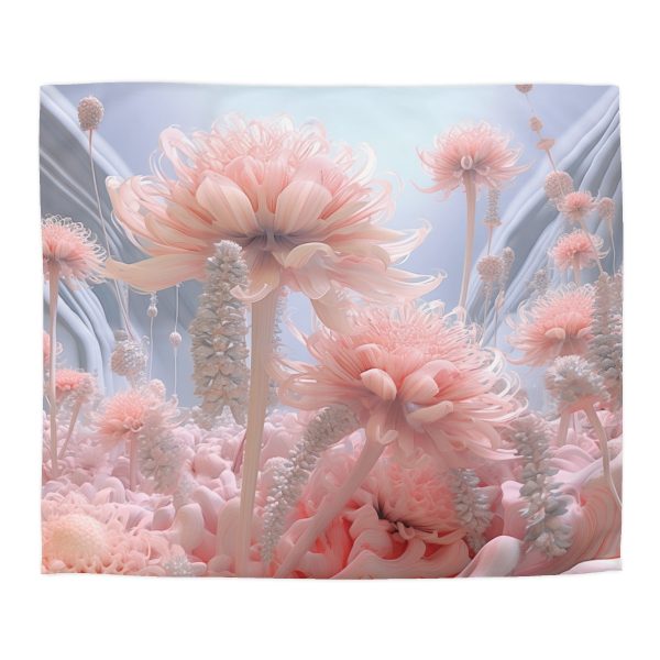 Foamy Floral Fusion 01 - Microfiber Duvet Cover - Image 22