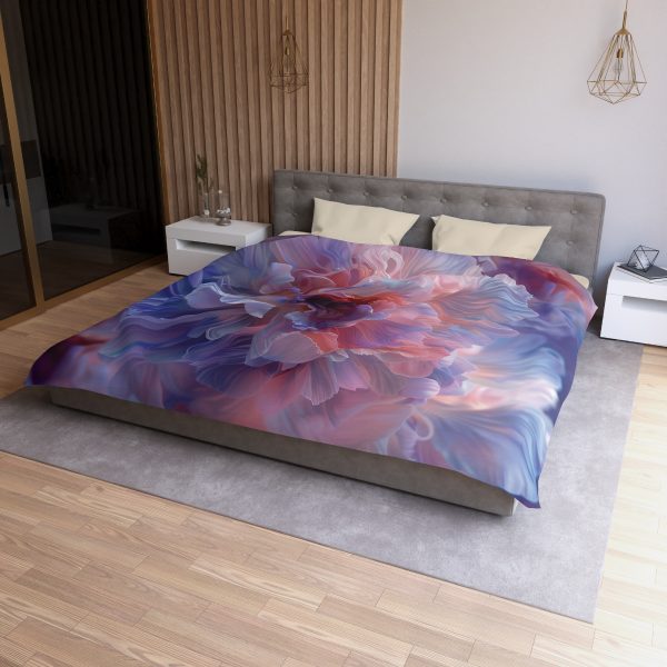 Floral Nebula 08 - Microfiber Duvet Cover - Image 24