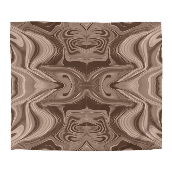 Lipnotic Kaleidoscope Background In Almondine 01 - Microfiber Duvet Cover - Image 22