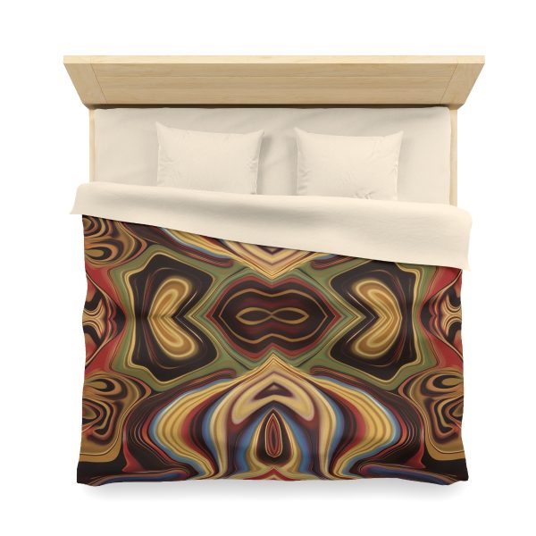 Lipnotic Kaleidoscope Background 04 - Microfiber Duvet Cover - Image 23