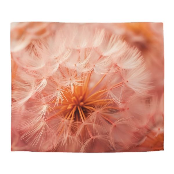 Lovely Fuzzy Fluff in Peach 01 - Microfiber Duvet Cover - Image 22