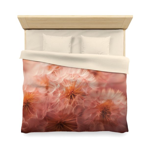 Lovely Fuzzy Fluff in Peach 02 - Microfiber Duvet Cover - Image 23