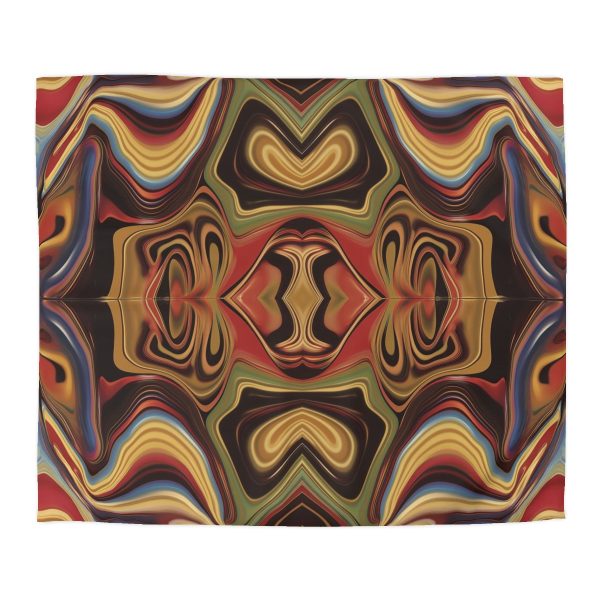 Lipnotic Kaleidoscope Background 02 - Microfiber Duvet Cover - Image 19