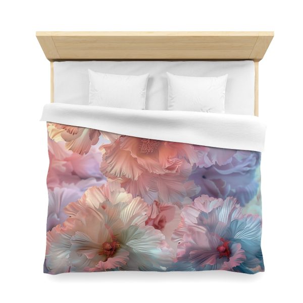 Floral Nebula 02 - Microfiber Duvet Cover