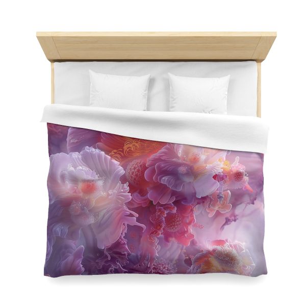 Floral Nebula 05 - Microfiber Duvet Cover