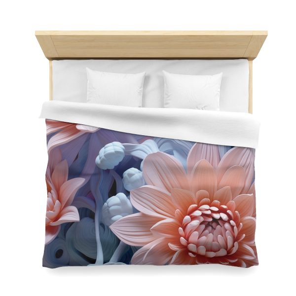 Foamy Floral Fusion 02 - Microfiber Duvet Cover