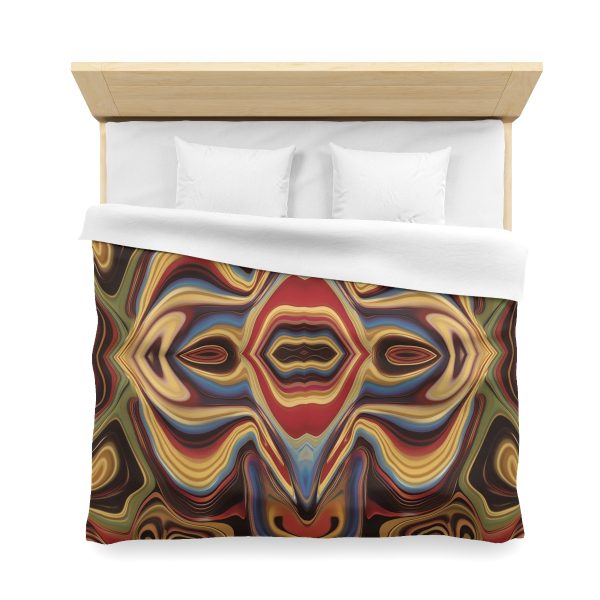 Lipnotic Kaleidoscope Background 03 - Microfiber Duvet Cover