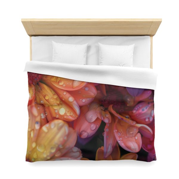 Bright Fantasy Floral 04 - Microfiber Duvet Cover - Image 23